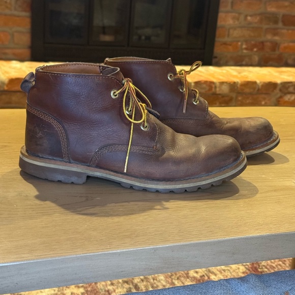 Timberland Larchmont Chukka Boots - Brown Leather - Size 9 - Picture 2 of 8